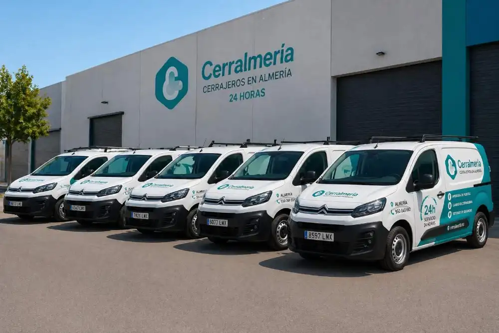 Furgonetas y nave de Cerralmería, cerrajeros en Almería