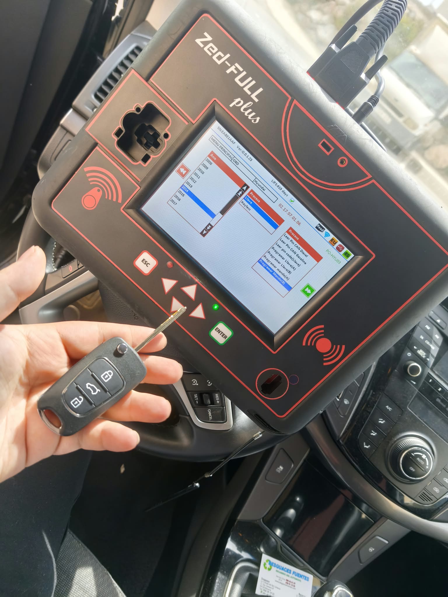 Duplicado de llave de coche realizado por Cerralmería en Almería